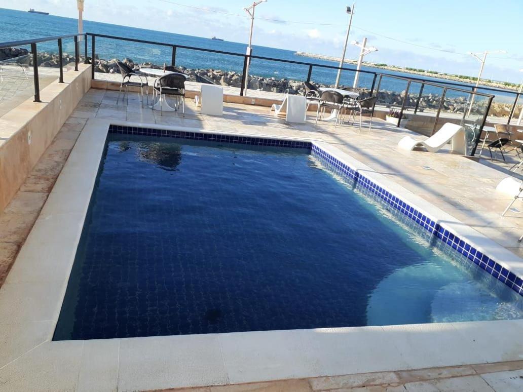804 Lindo Flat Mobiliado Com Vista Lateral Mar Na Praia De Iracema Διαμέρισμα Φορταλέζα Εξωτερικό φωτογραφία
