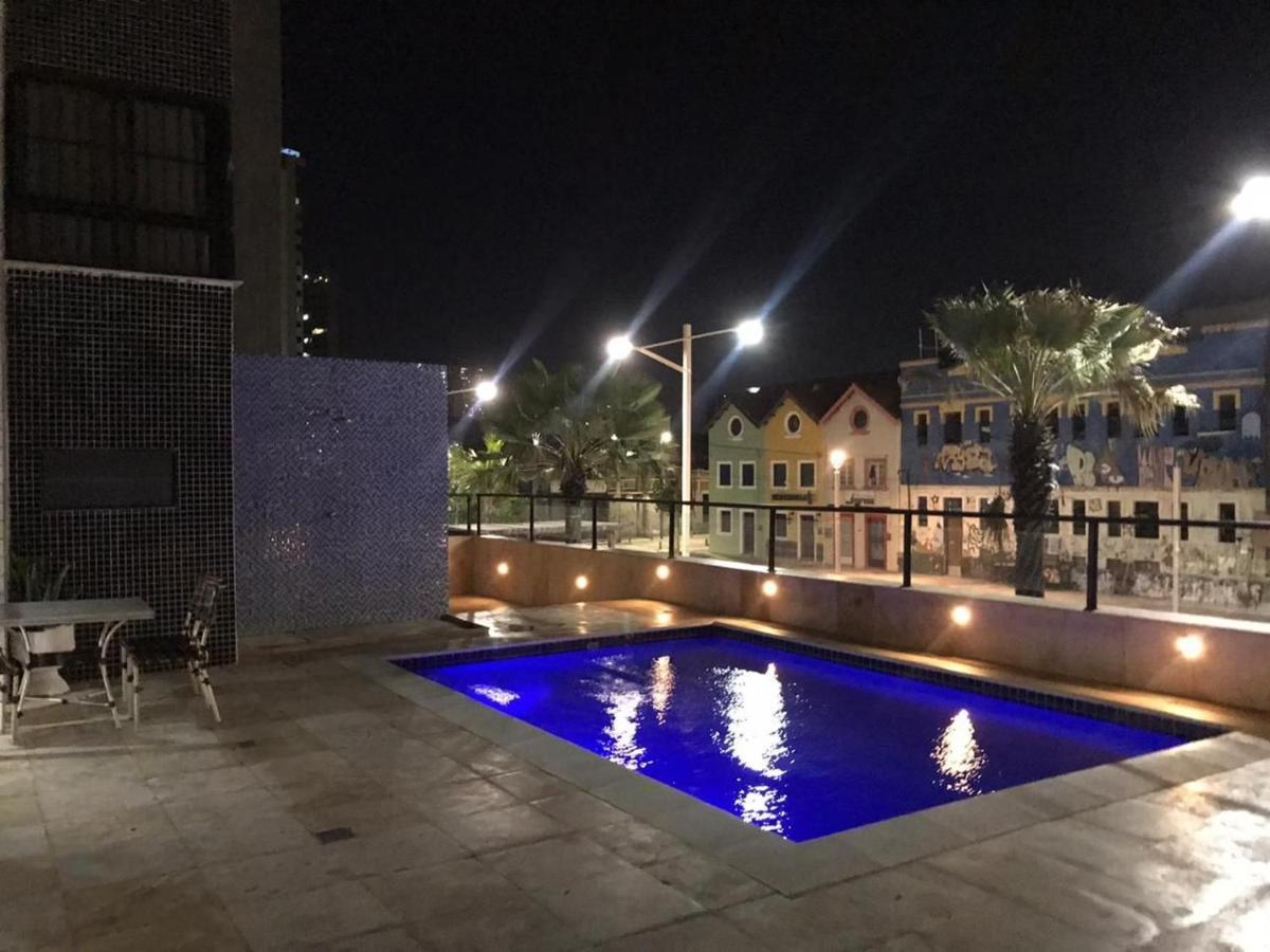 804 Lindo Flat Mobiliado Com Vista Lateral Mar Na Praia De Iracema Διαμέρισμα Φορταλέζα Εξωτερικό φωτογραφία